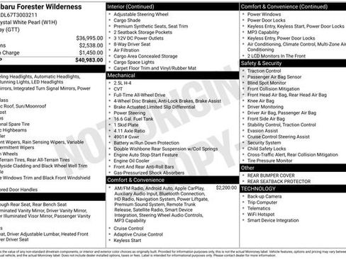 Used 2026 Subaru Forester Wilderness AWD/4WD image 37