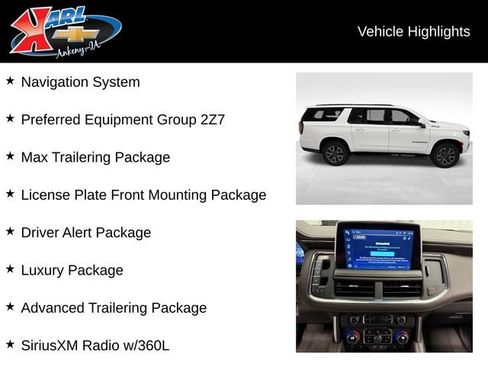 Certified 2023 Chevrolet Suburban Z71 w/ Luxury Package AWD/4WD image 2