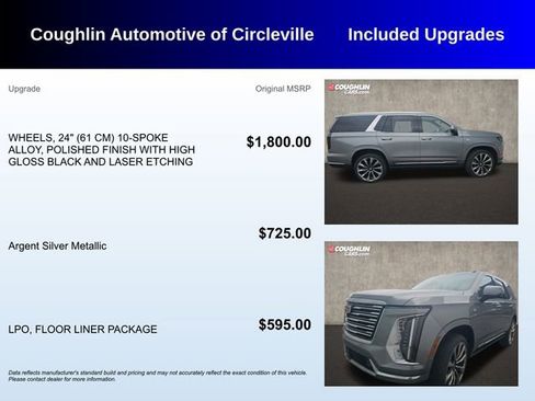 Used 2026 Cadillac Escalade Platinum Luxury w/ LPO, Floor Liner Package AWD/4WD image 3