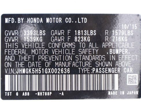Used 2016 Honda Fit LX image 37