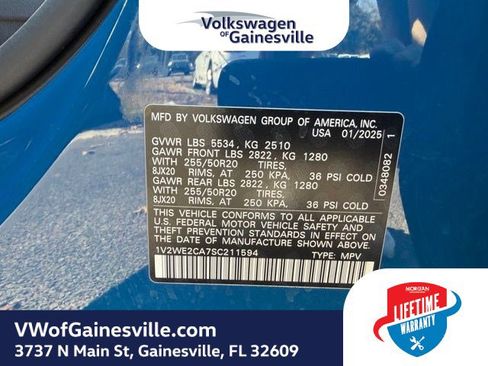 Certified 2025 Volkswagen Atlas Cross Sport SE image 27