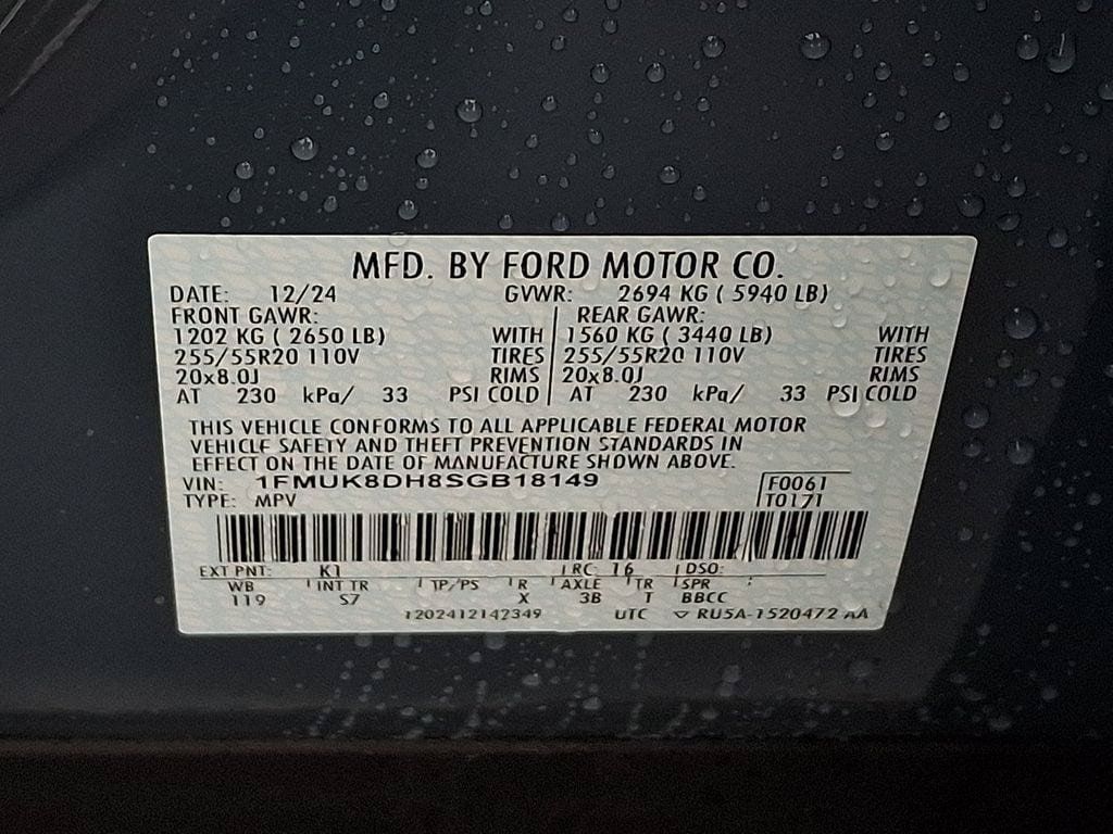 Certified 2025 Ford Explorer Active w/ Active Comfort Package AWD/4WD image 27