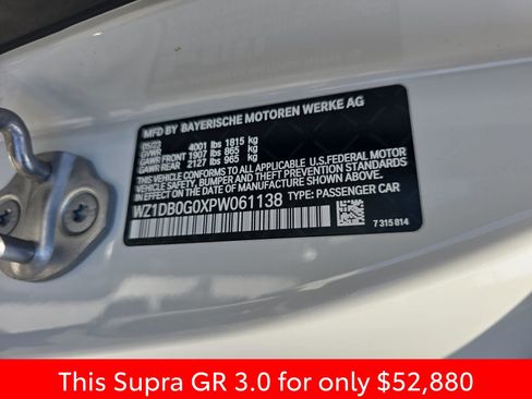 Used 2023 Toyota Supra image 38