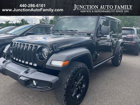 Certified 2021 Jeep Wrangler Unlimited Sport AWD/4WD image 1