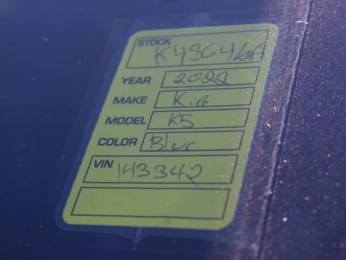 Certified 2022 Kia K5 GT-Line AWD/4WD image 35
