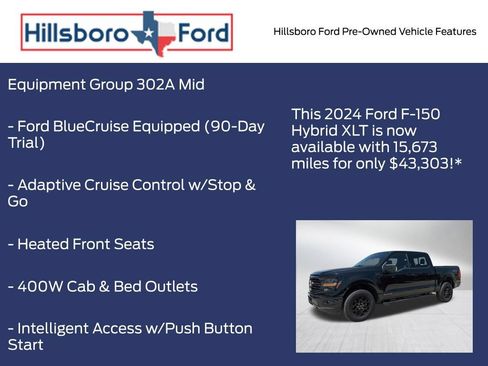 Used 2024 Ford F150 XLT w/ Equipment Group 302A MID AWD/4WD image 9