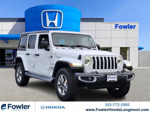 Used 2018 Jeep Wrangler Unlimited Sahara w/ LED Lighting Group image 1