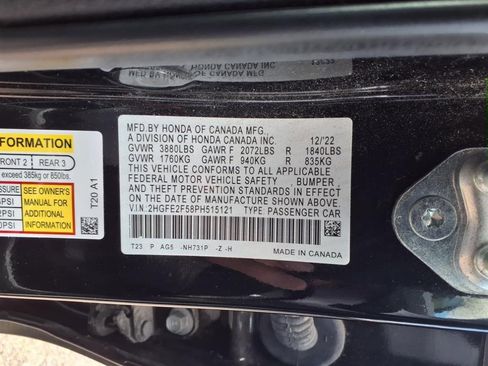 Used 2023 Honda Civic Sport image 30