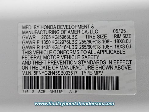 Certified 2025 Honda Pilot EX-L image 13