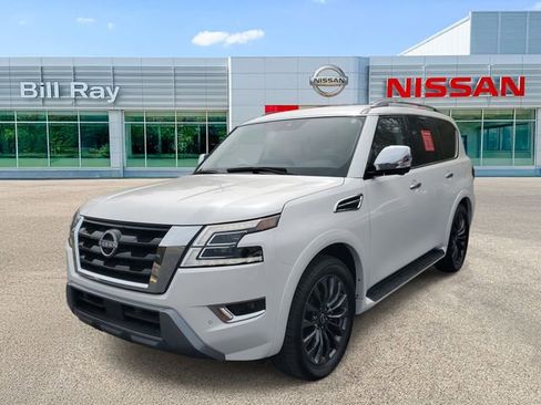 Certified 2024 Nissan Armada Platinum w/ Captain's Chairs Package image 2