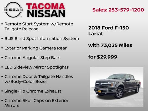 Used 2018 Ford F150 Lariat AWD/4WD image 25