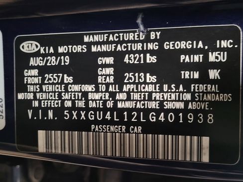 Used 2020 Kia Optima EX FWD image 33