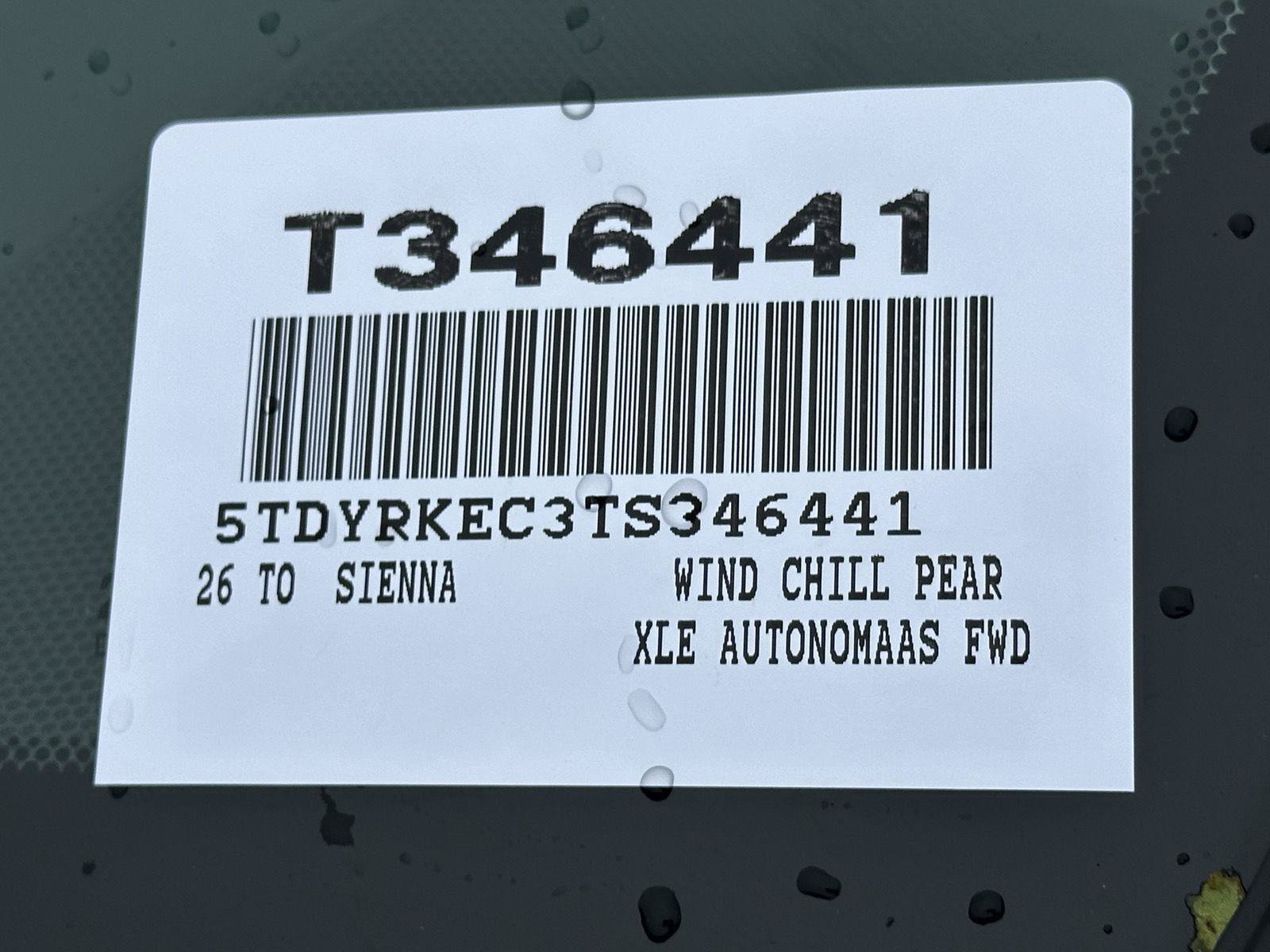 Used 2026 Toyota Sienna XLE FWD image 15
