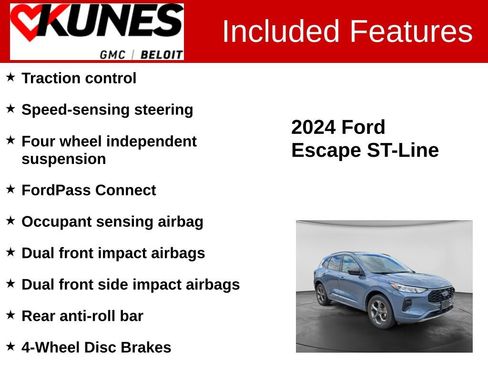 Used 2024 Ford Escape ST-Line AWD/4WD image 3