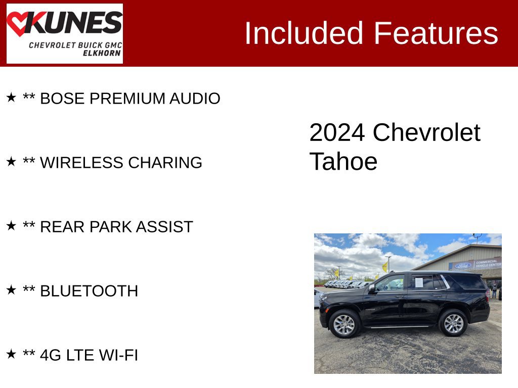 Used 2024 Chevrolet Tahoe Premier AWD/4WD image 3