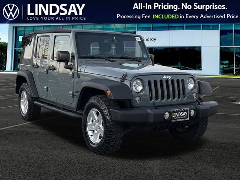 Used 2015 Jeep Wrangler Unlimited Sport w/ Quick Order Package 24S AWD/4WD image 1