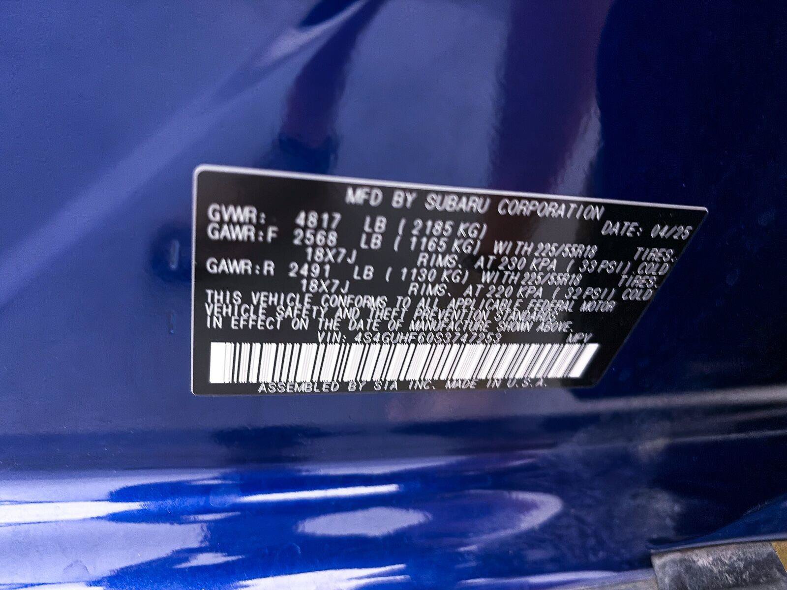 Used 2025 Subaru Crosstrek 2.5i Sport AWD/4WD image 38