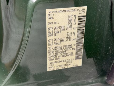 Used 2022 Nissan Frontier SV AWD/4WD image 31