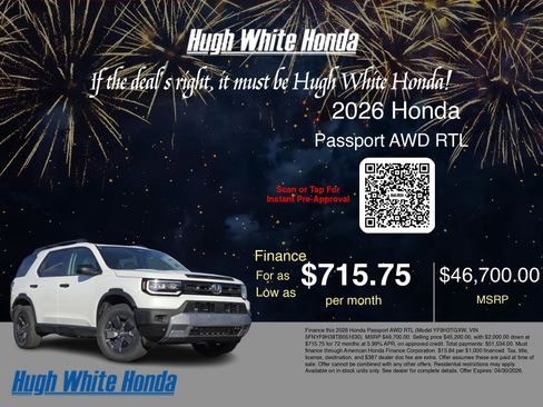 New 2026 Honda Passport RTL image 7