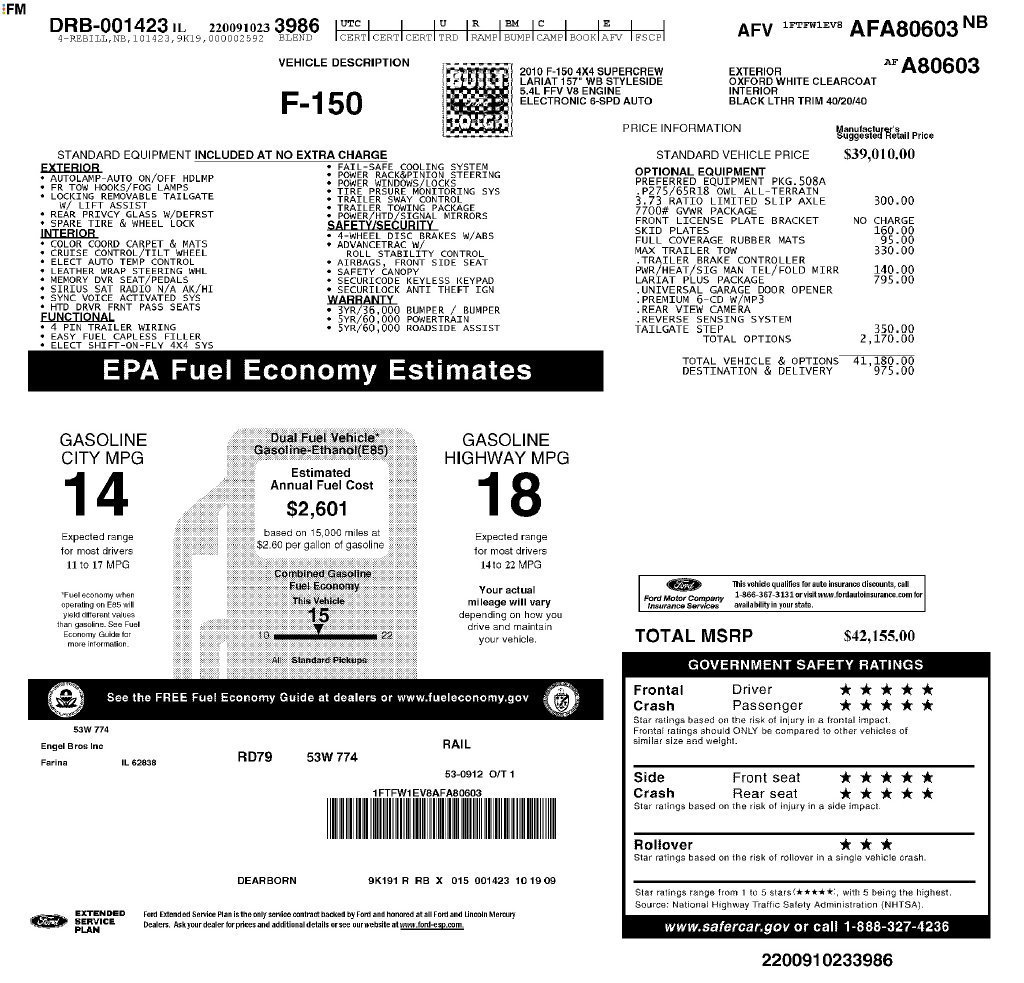 Used 2010 Ford F150 Lariat AWD/4WD image 35