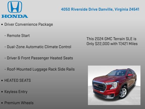 Used 2024 GMC Terrain SLE w/ Driver Convenience Package image 12