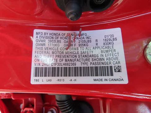 Used 2020 Honda Civic EX image 26