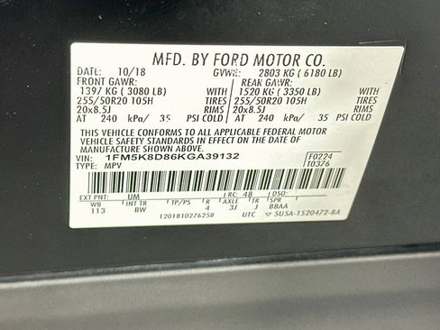 Used 2019 Ford Explorer XLT w/ Equipment Group 202A AWD/4WD image 12