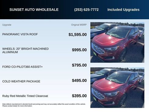 Used 2019 Ford Edge Titanium w/ Cold Weather Package AWD/4WD image 5