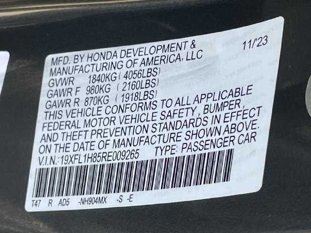 Certified 2024 Honda Civic Sport Touring image 30