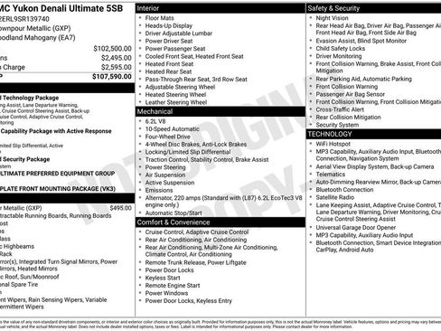 Certified 2025 GMC Yukon Denali Ultimate AWD/4WD image 42