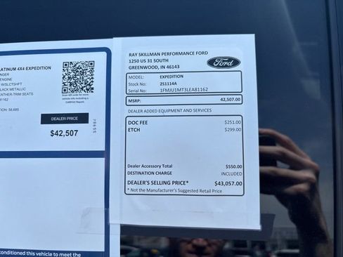 Certified 2020 Ford Expedition Platinum AWD/4WD image 3