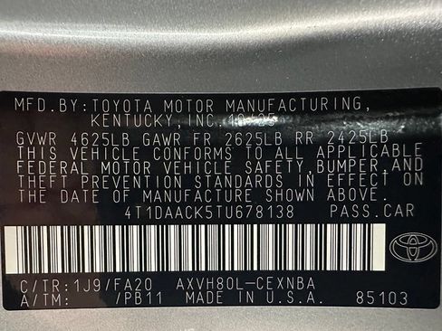 Used 2026 Toyota Camry LE FWD image 11