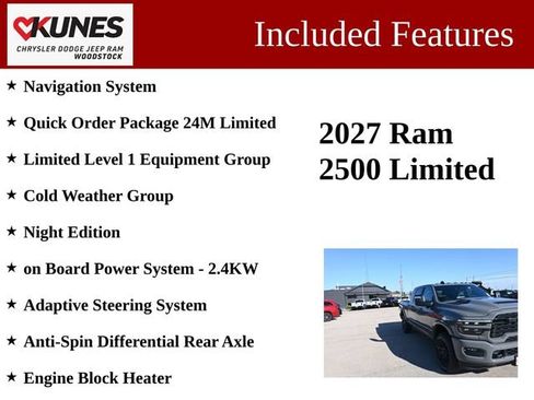 New 2027 RAM 2500 Limited AWD/4WD image 3