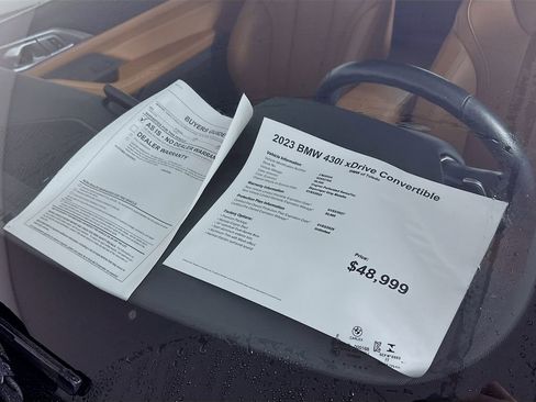 Certified 2023 BMW 430i xDrive Convertible w/ Premium Package image 12
