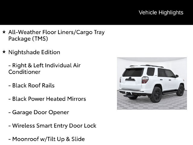 Certified 2021 Toyota 4Runner Nightshade AWD/4WD image 7