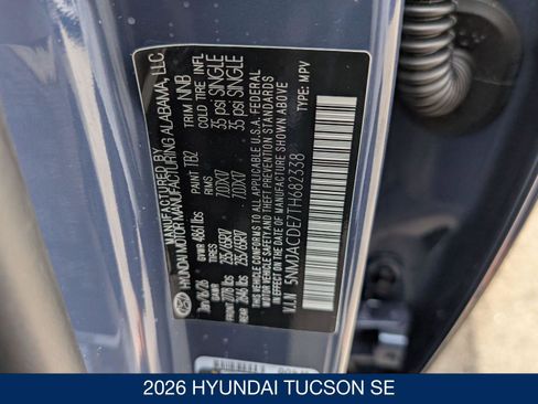 New 2026 Hyundai Tucson SE image 33