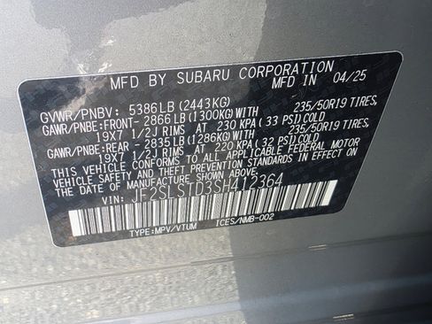 Used 2025 Subaru Forester Touring w/ Touring Package image 35