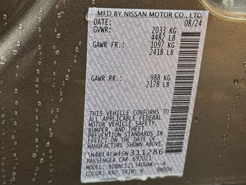 New 2025 Nissan Altima 2.5 SR w/ SR Premium Package image 25