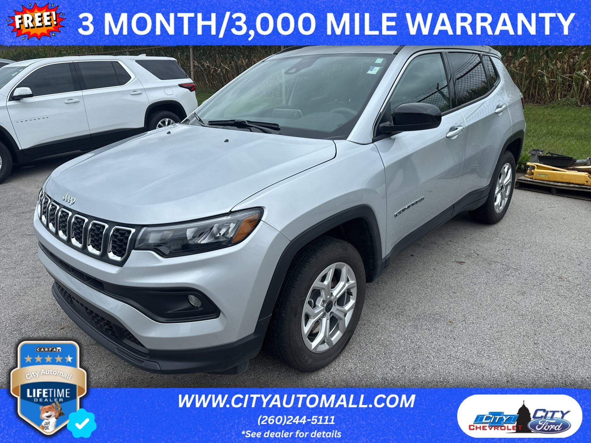 Used 2025 Jeep Compass Latitude w/ Convenience Group AWD/4WD image 1
