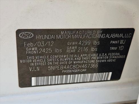 Used 2012 Hyundai Sonata GLS w/ Popular Equipment Pkg image 22