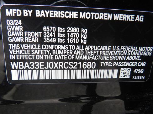 Used 2024 BMW 760i xDrive w/ Executive Package AWD/4WD image 7