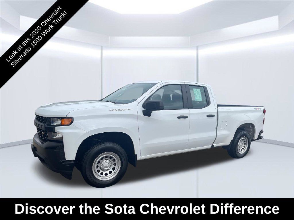 Used 2020 Chevrolet Silverado 1500 W/T w/ Trailering Package AWD/4WD 360° Tour