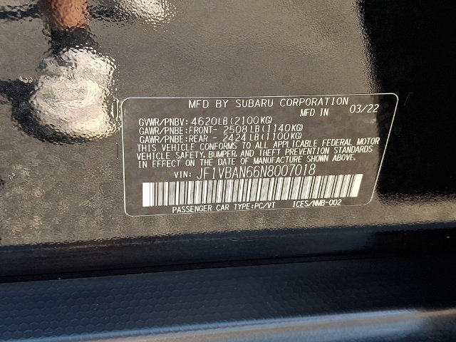 Used 2022 Subaru WRX Limited AWD/4WD image 28