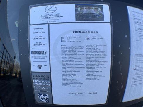 Used 2018 Nissan Rogue SL w/ Premium Package image 26