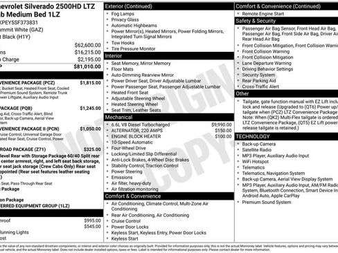 Used 2025 Chevrolet Silverado 2500 LTZ w/ LTZ Convenience Package AWD/4WD image 43