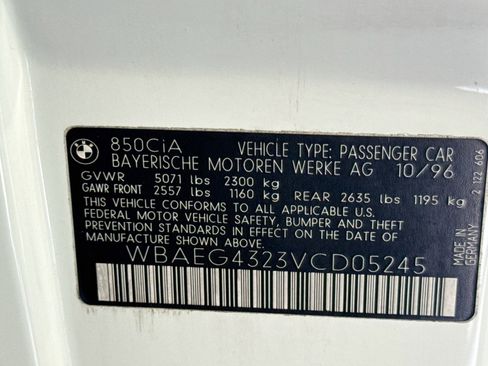 Used 1997 BMW 850Ci image 28