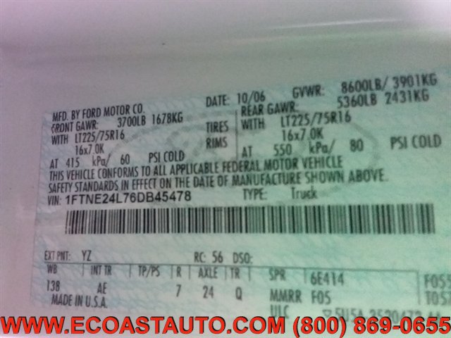 Used 2006 Ford E-250 and Econoline 250 RWD image 14
