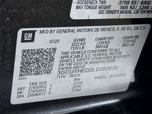 Used 2020 Chevrolet Silverado 1500 High Country AWD/4WD image 35