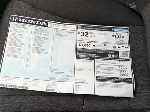 New 2025 Honda Accord SE image 17