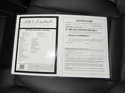 Used 2025 Mercedes-Benz Sprinter 2500 image 35
